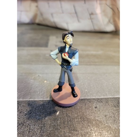 Tangled Flynn Rider holding Apple Disney Pixar toy figure - Picture 1 of 5